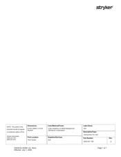 Stryker System 6 6203-000-000 Instructions For Use Manual