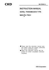 CKD M4GA4-T6G1 Instruction Manual