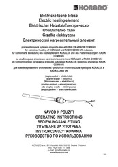 KORADO EL.05E Operating Instructions Manual