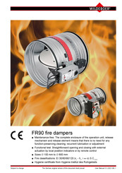 Wildeboer FR90 Manual