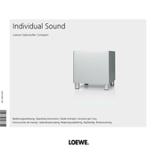 Loewe Individual Sound Subwoofer Compact Operating Instructions Manual