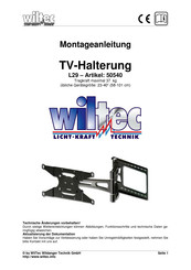 WilTec 50540 Installation Manual