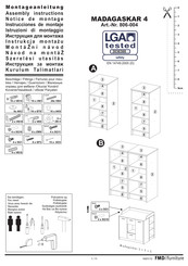 FMD Furniture MADAGASKAR 4 Assembly Instructions Manual