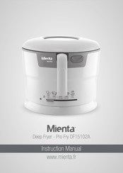 Mienta Pro Fry DF15102A Instruction Manual