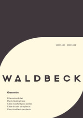 Waldbeck Greenwire Manual