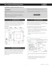 Carel iaq+ Quick Start Manual