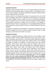 LAUNCH TECH X-431 ADAS PRO User Manual