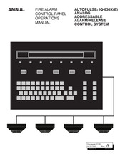 Ansul AUTOPULSE IQ-636XE Operation Manual