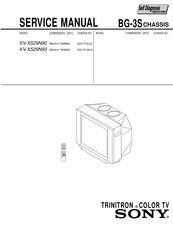 Sony TRINITRON KV-XS29N93 Service Manual