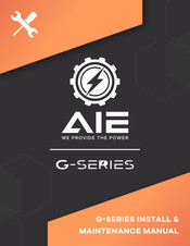 AIE G Series Install & Maintenance Manual