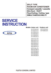 Fujitsu AU* G24LVLA Service Instruction