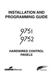 Cooper Menvier 9752 Installation And Programming Manual