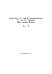 Netvision DS90UB954 FPD-Link III Hardware Specification
