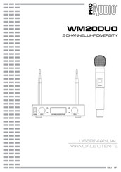 Pro Audio WM20DUO User Manual