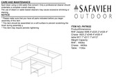 Safavieh Outdoor PAT9022 Manual