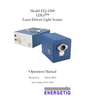 Energetiq LDLS EQ-1500 Operation Manual