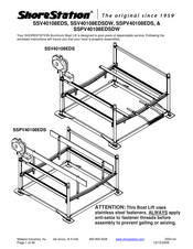 ShoreStation SSPV40108EDS Manual