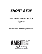 TIE AMBITECH SHORT-STOP SSU4G10E Setup Manual