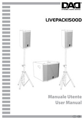Music & Lights DAD LIVEPACKI500D User Manual