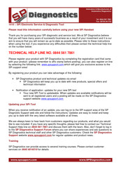 SP Diagnostics SPi Quick Start Manual