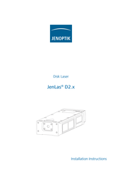 Jenoptik JenLas D2 Series Installation Instructions Manual