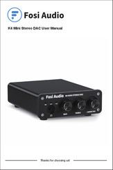 Fosi Audio K4 User Manual
