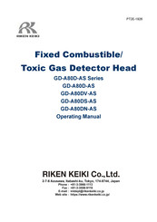 Riken Keiki GD-A80DN-AS Operating Manual