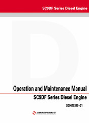 Shanghai Diesel Engine SC9DF Operation And Maintenance Manual