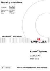 Baumuller B MaXX BMC-M-SAF-02 Manuals | ManualsLib