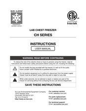 SO-LOW Intertek CH Series User Manual