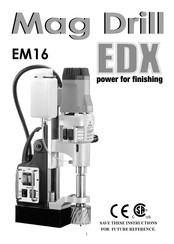 EDX Mag Drill EM16 Manual