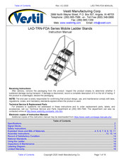 Vestil Tip-N-Roll LAD-TRN-60-2-FDA Instruction Manual