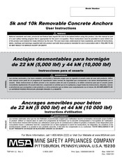 MSA 5K User Instructions