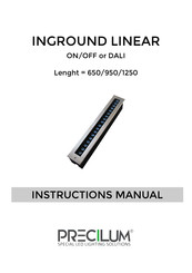 PRECILUM INGROUND LINEAR Instruction Manual