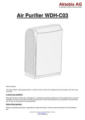Aktobis WDH-C03 User Manual