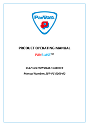 Panblast ZVP-PC-0069-00 Product Operating Manual
