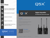 Q5X AquaMic QT-AD10A Quick Start Manual