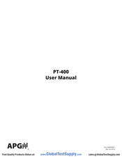 Apg PT-400 Series User Manual