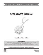 MTD FT24 Operator's Manual