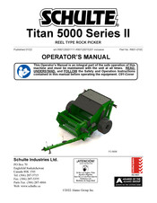 Schulte Titan 5000 II Series Operator's Manual