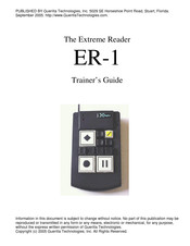 Guerilla Technologies Extreme Reader ER1 Trainer's Manual