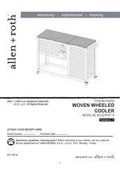 Allen + Roth 0732555 Manual
