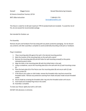 Norwell 8471 Manual
