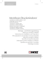 Herz 2451916 Instructions For Installation And Operation Manual