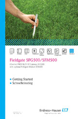 Endress+Hauser Firldgate SFM500 Manual