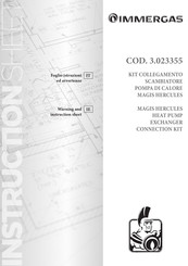 Immergas 3.023355 Instruction Sheet