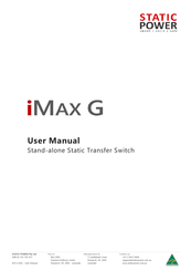 Static Power iMax G User Manual
