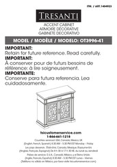 Tresanti OT3996-41 Manual