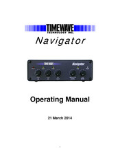 Timewave Navigator Operating Manual