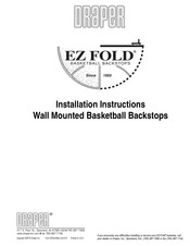 Draper EZ FOLD Installation Instructions Manual